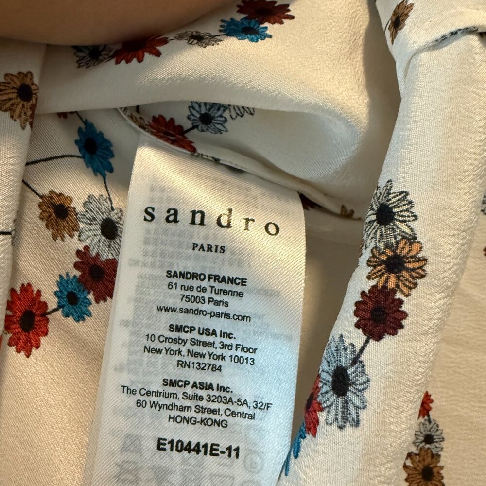 Sandro Silk Top - Picture 4 of 7